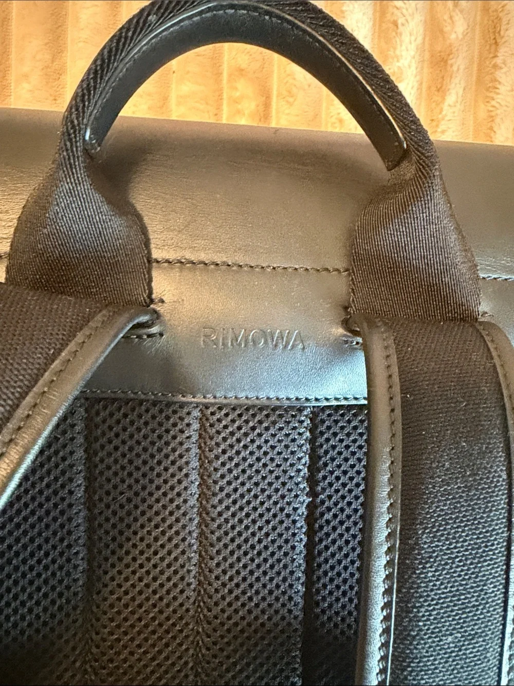 Rimowa Canvas Calfskin Never Still small backpack